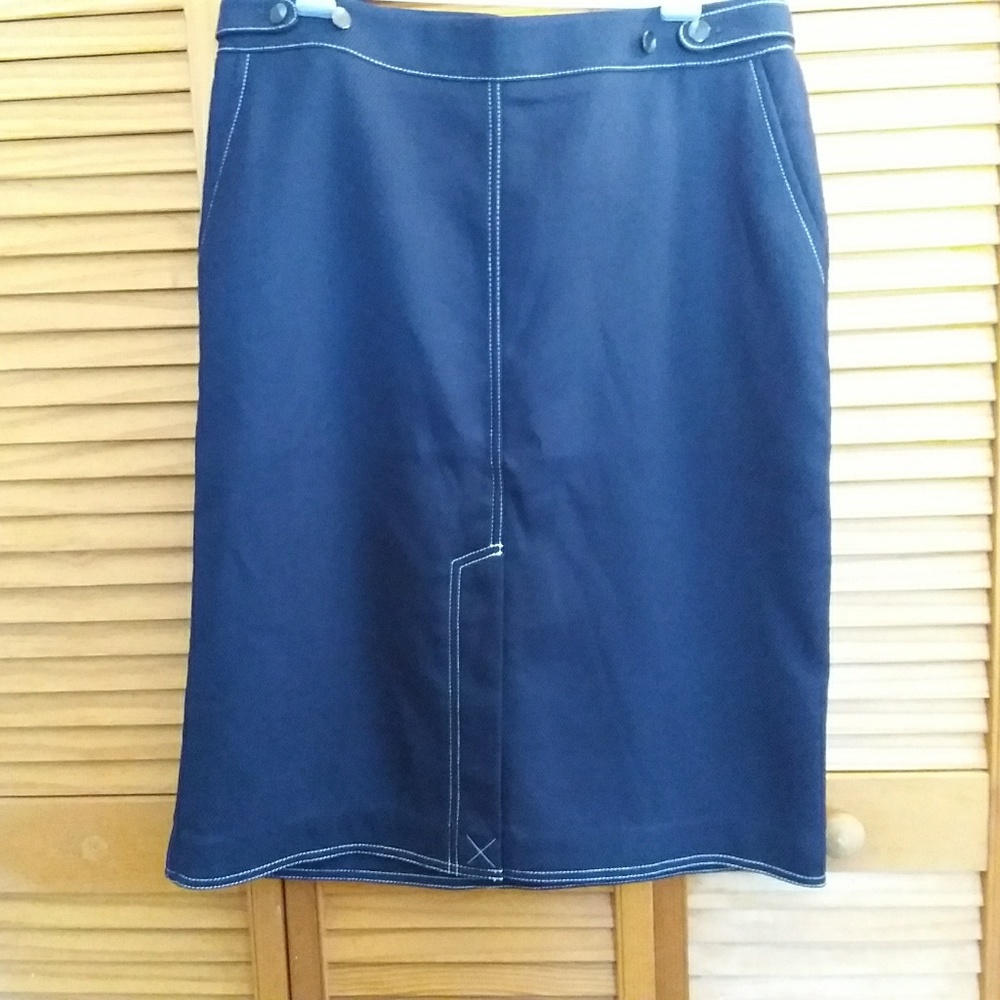 Ann Taylor Women's Navy Blue Skirt NWT - Picture 1 of 8